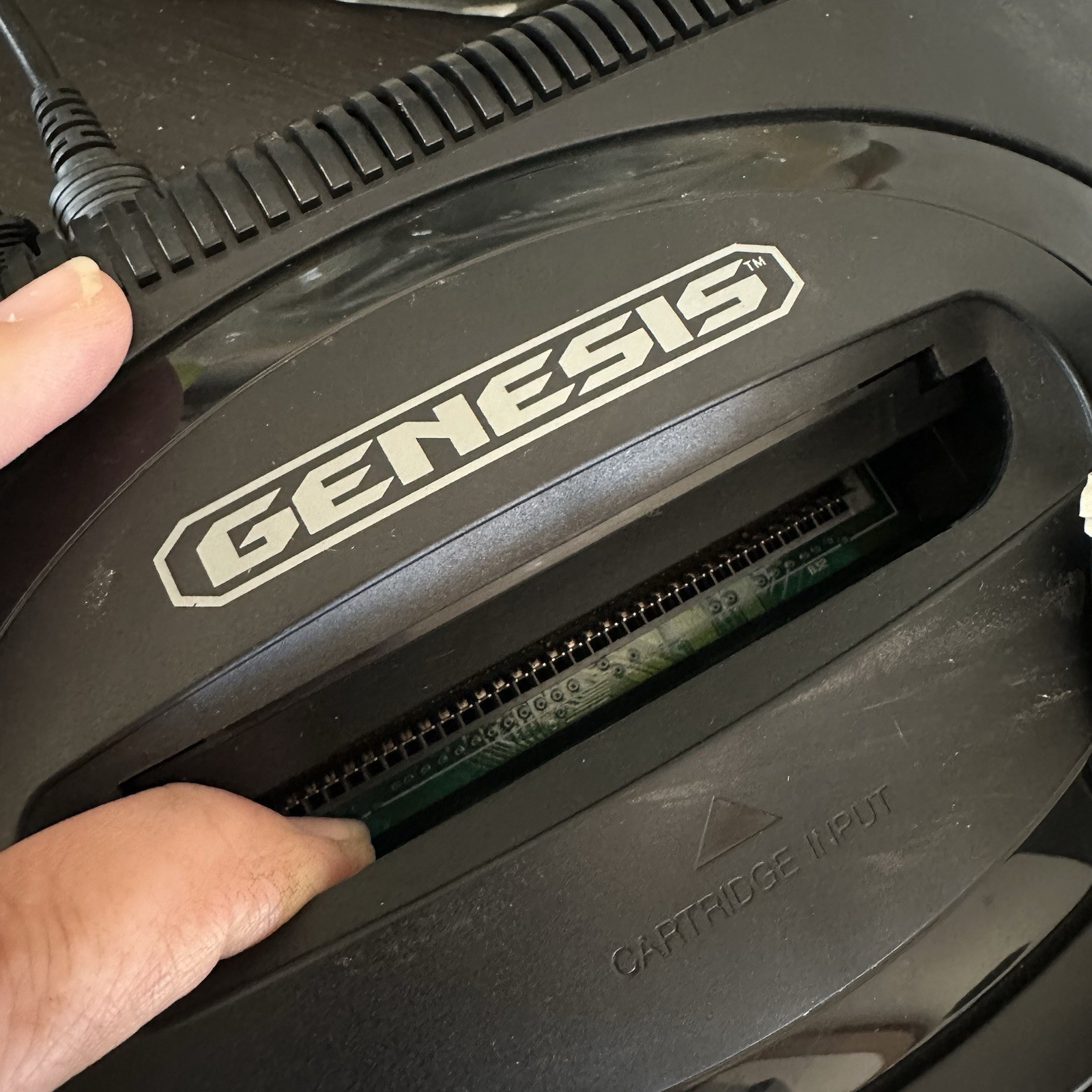 Sega Genesis MK-1631 Console TESTED w/1 Controller & Cable Arcade Joystick
