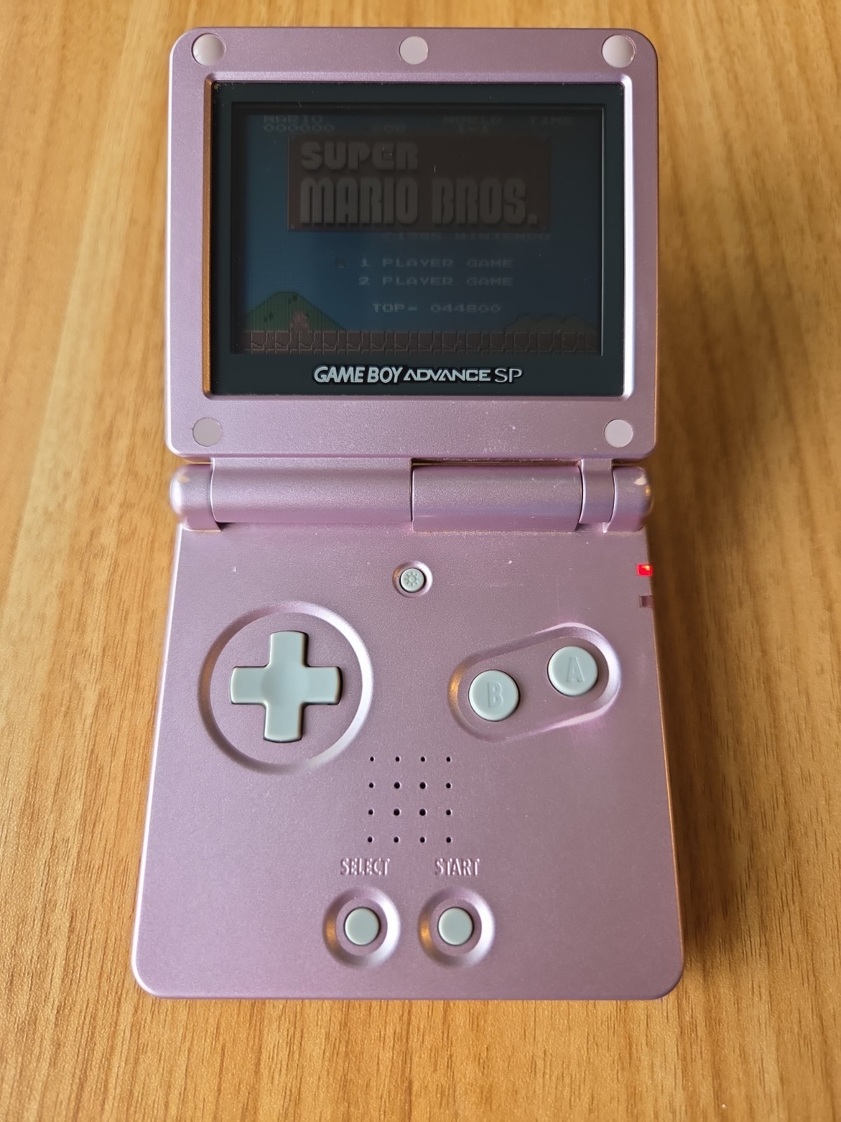 Nintendo Gameboy Advance SP Handheld System Console Pearl Pink (AGS-001) Tested