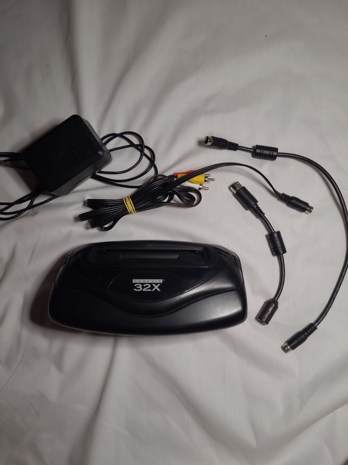 Sega Genesis 32X Unit OEM Power Supply w/ Gen 1 Genesis Adapter – Tested