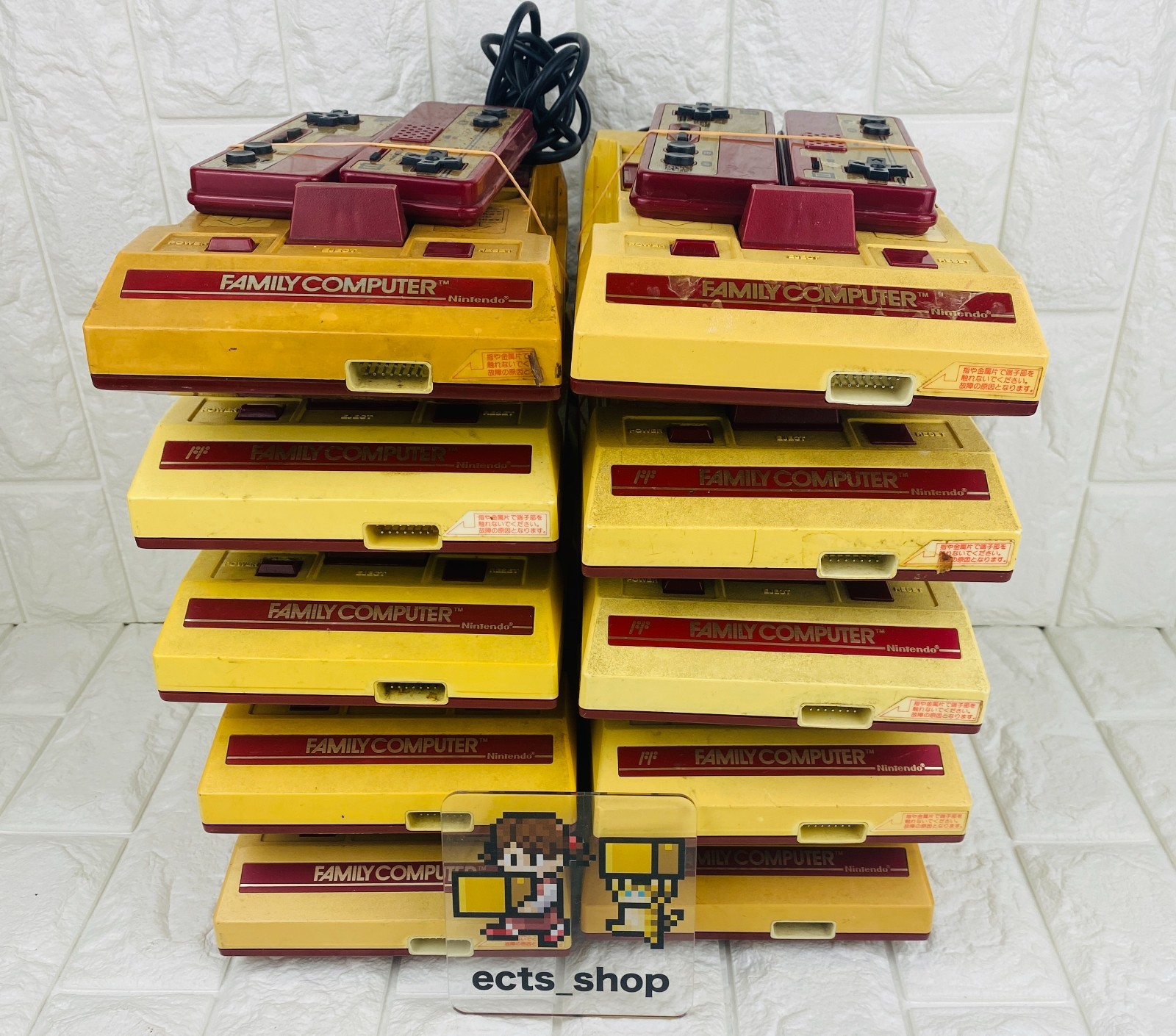 Nintendo Famicom Console HVC-001 Lot of 10 Tested Working Japan