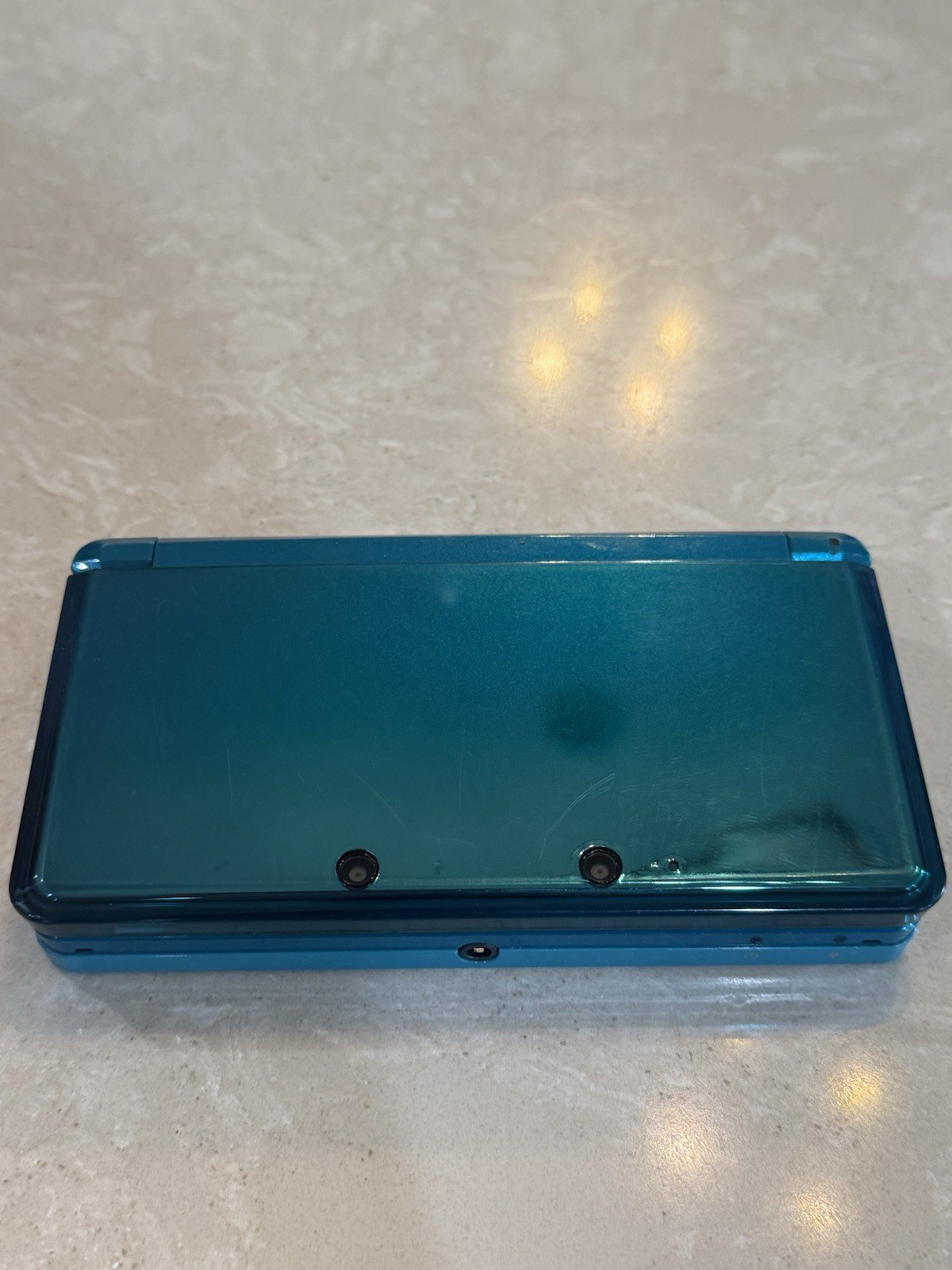 Nintendo 3DS Blue 3D Handheld With 3rd Party Charger CTR-001(USA) NTSC-U/C