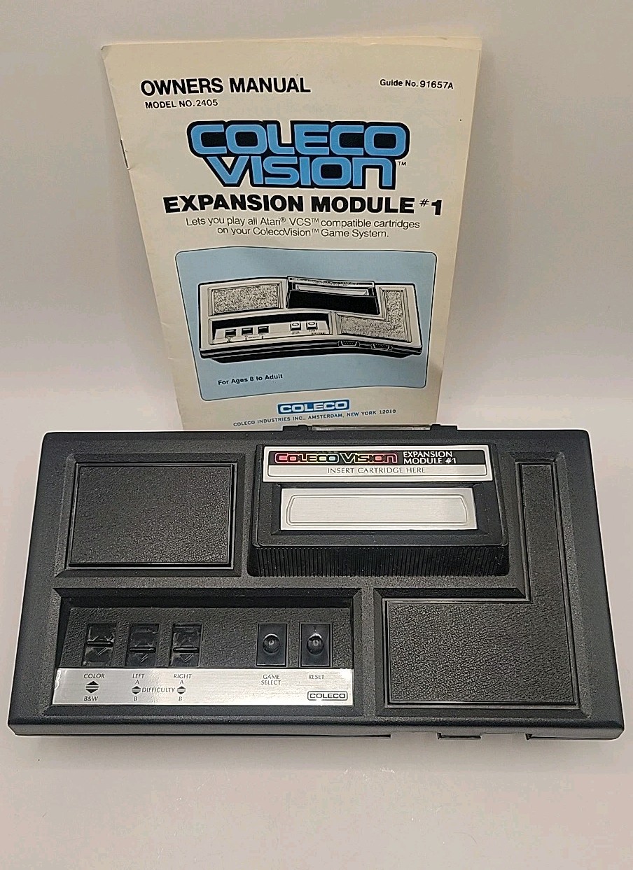 ColecoVision Expansion Module # 1 Atari 2600 Adapter ~ Super Cool~ Rare to find~