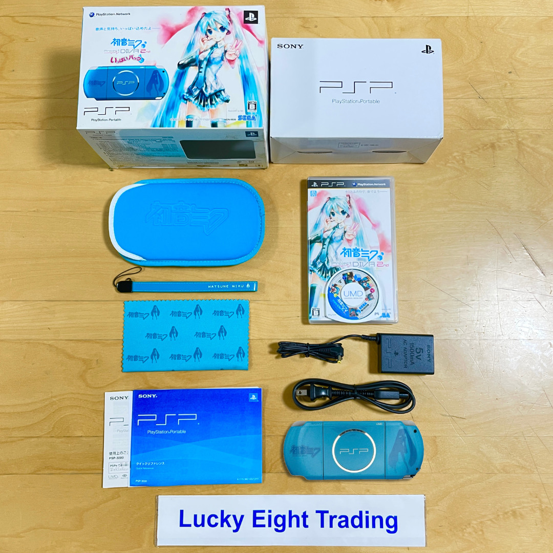 PSP Hatsune Miku Project Diva 3000 XZG Console Charger Box [BOX]