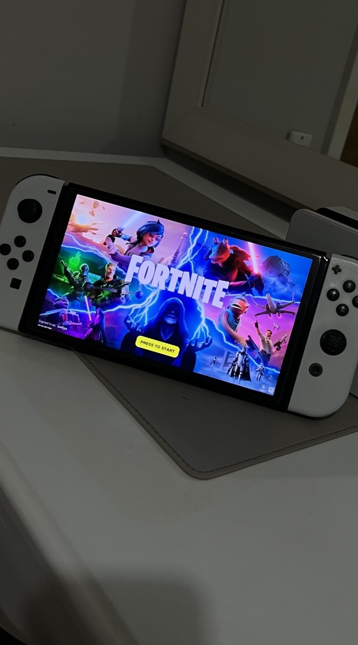 Nintendo Switch OLED White Handheld Dockable Console