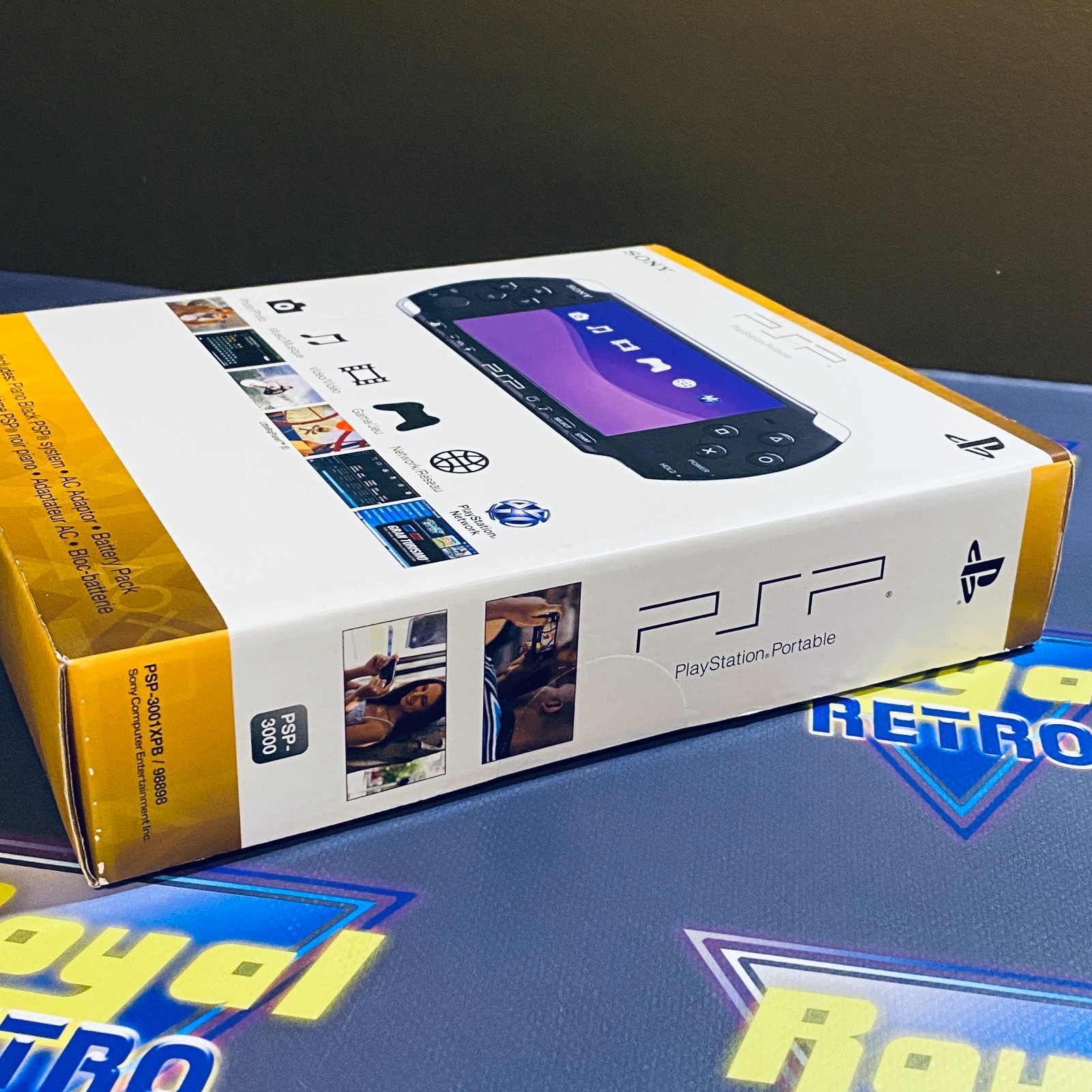 Sony PlayStation Portable (PSP 3000 Black) Launch Edition New Factory Sealed
