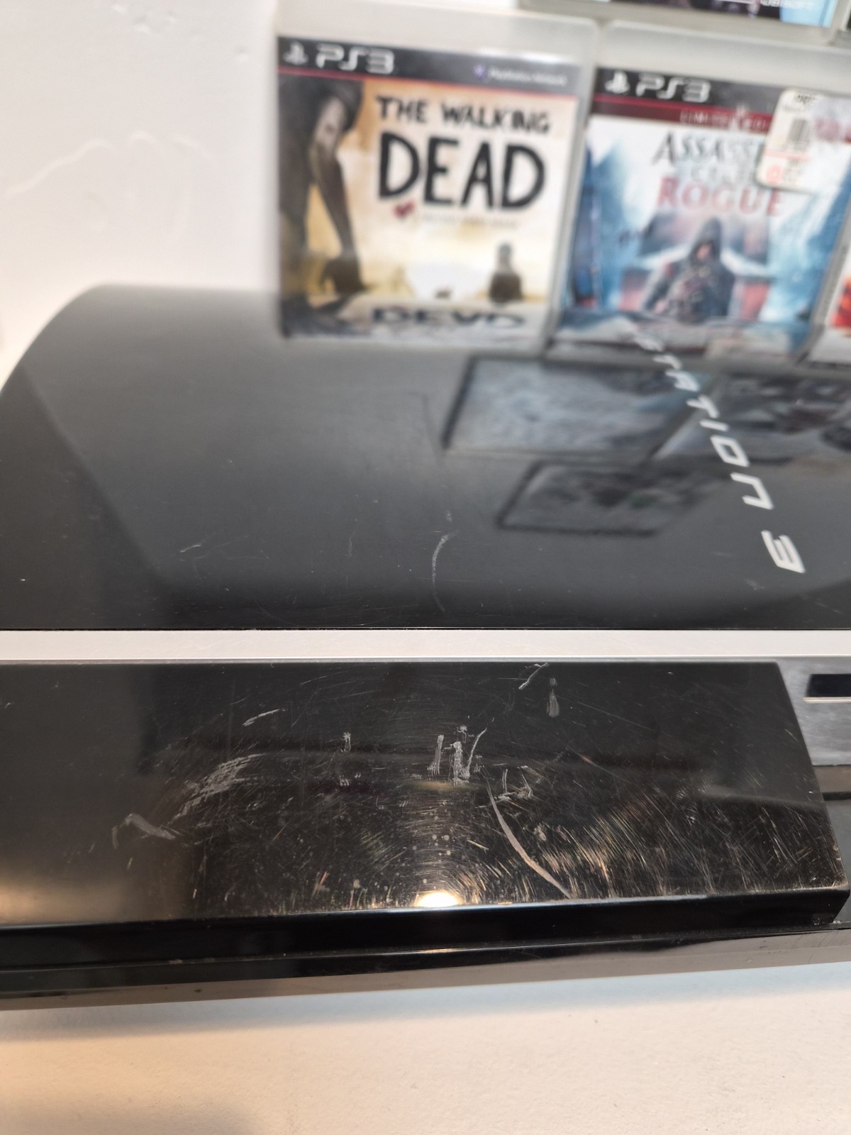 Sony PlayStation 3 PS3 Fat CECHH01 Console – 6 Games, Cables, Controller