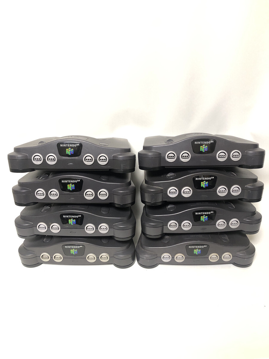 Nintendo 64 N64 Console Only Lot of 6 TestedWorking Terminator pack include JP3
