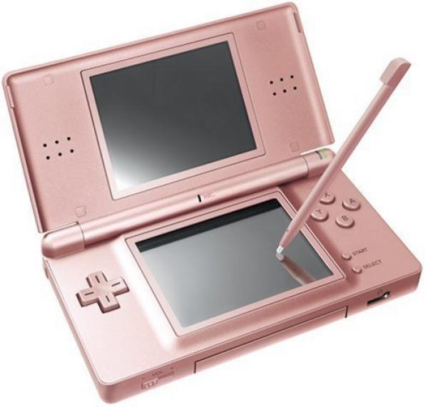 Nintendo DS Lite – Metallic Rose – VGC (USG-S-ZPB)