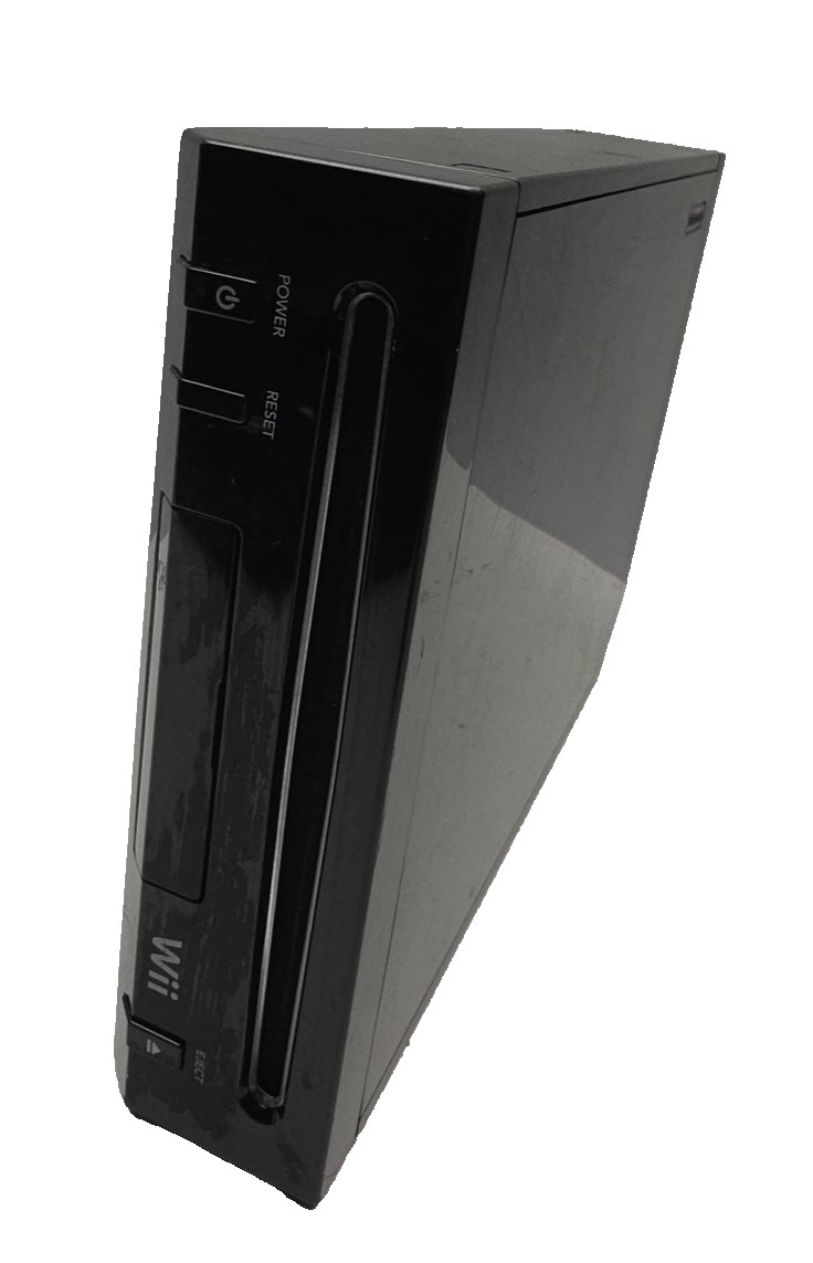 Nintendo Wii Console Black RVL-101 Tested Works