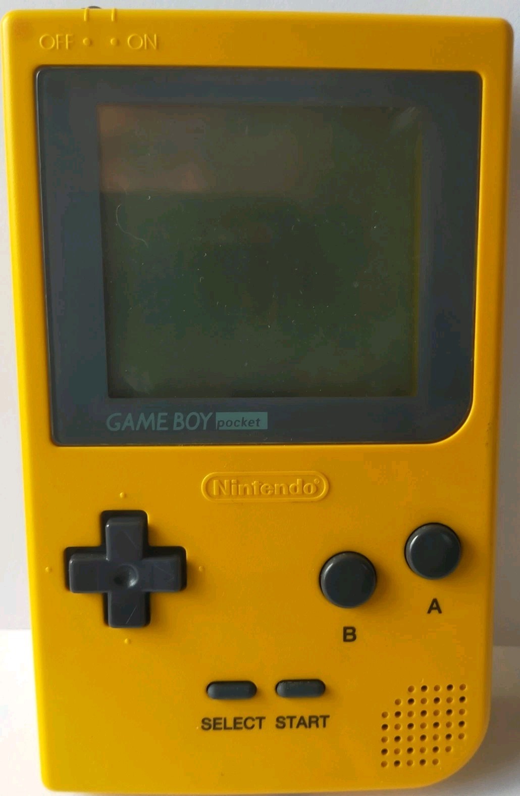 Nintendo Game Boy Pocket Yellow MGB-001 Working LCD Blemish + Super Mario Land