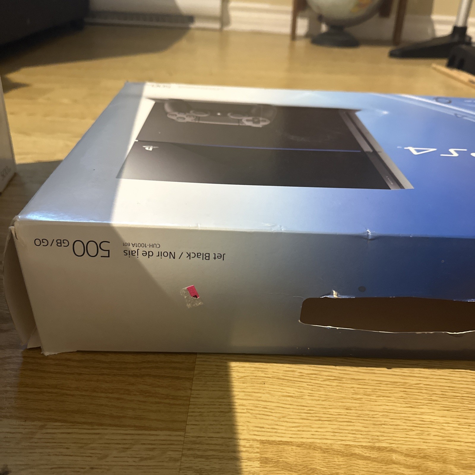 Sony PS4 BOX ONLY for 500GB Jet Black Model CUH-1001A