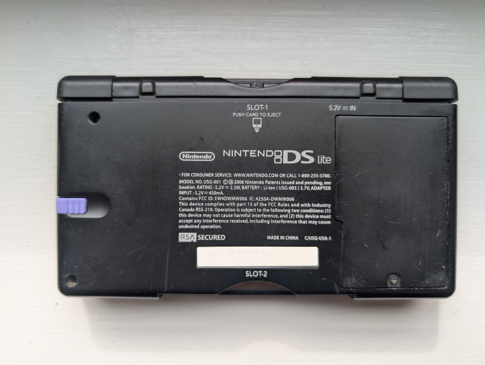 Nintendo DS Lite Handheld Console Cobalt Blue (White screens!) – TESTED