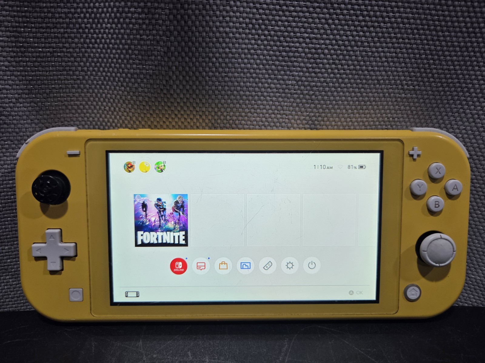 Nintendo Switch Lite Yellow (HDH-001) Console Only Tested & Working No Charger