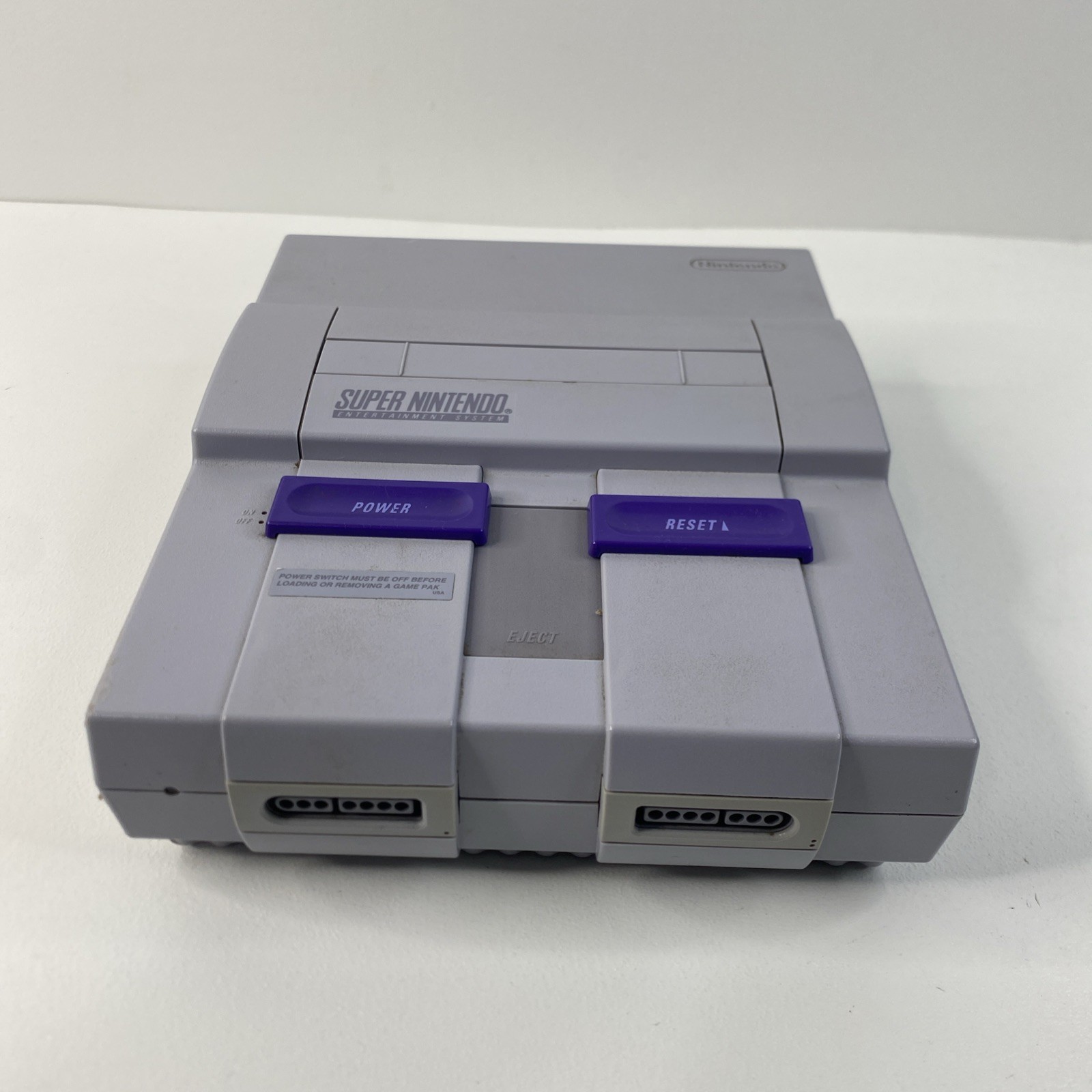 Super Nintendo Console SNES SNS-001 Complete w/2 Controllers Tested