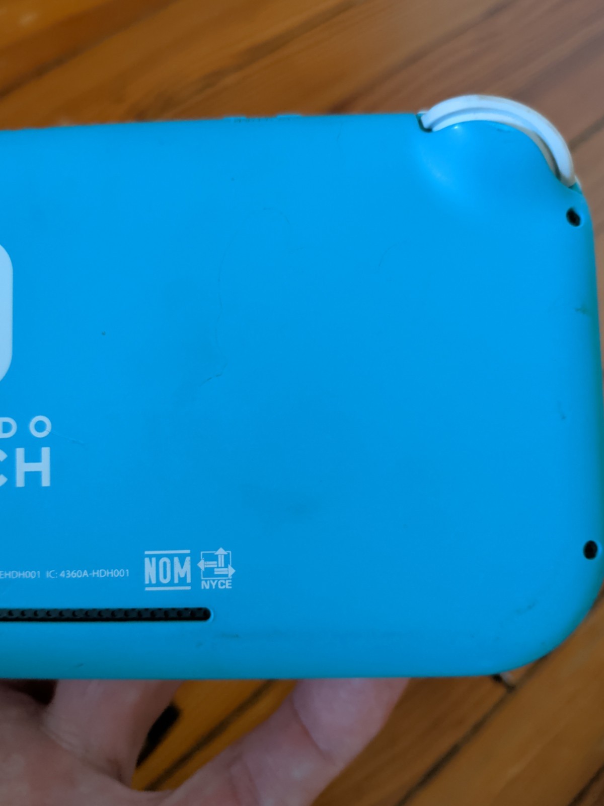 Nintendo Switch Lite Turquoise 32GB Console; Charger & Mario Odyssey Game – Fair