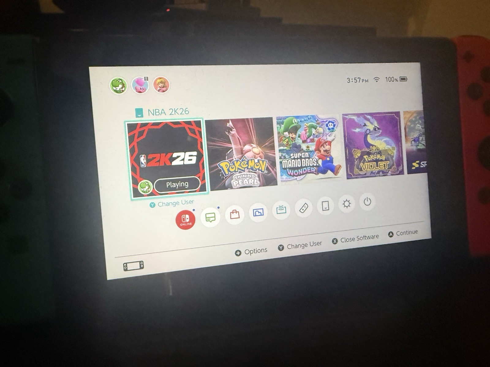 Nintendo Switch Blue/Red 32GB Missing Joy Cons But Comes With 132 Gb Micro SD