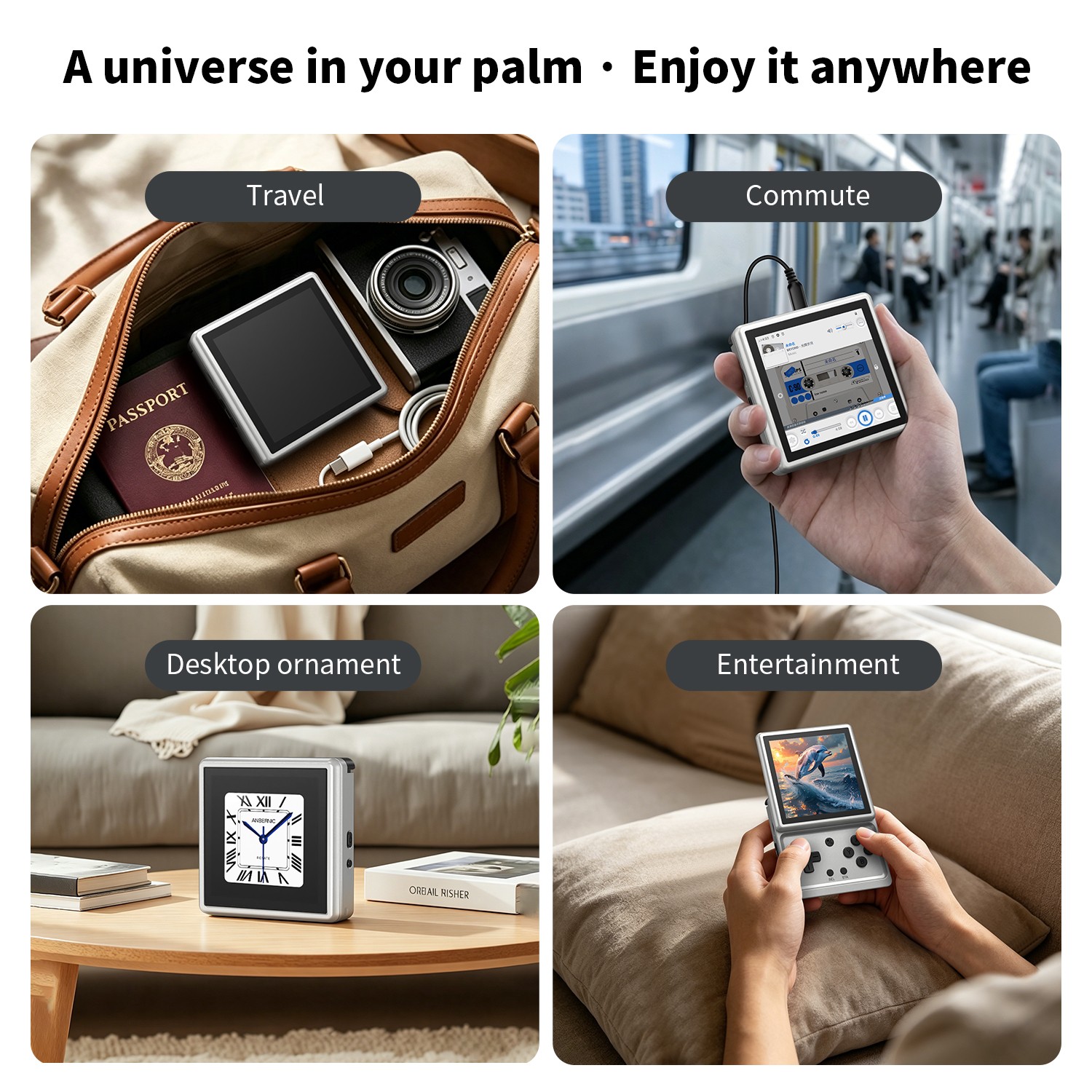 ANBERNIC RG Rotate T618 Handheld Game Console 3.5-inch Android12 2000 mAh Gifts
