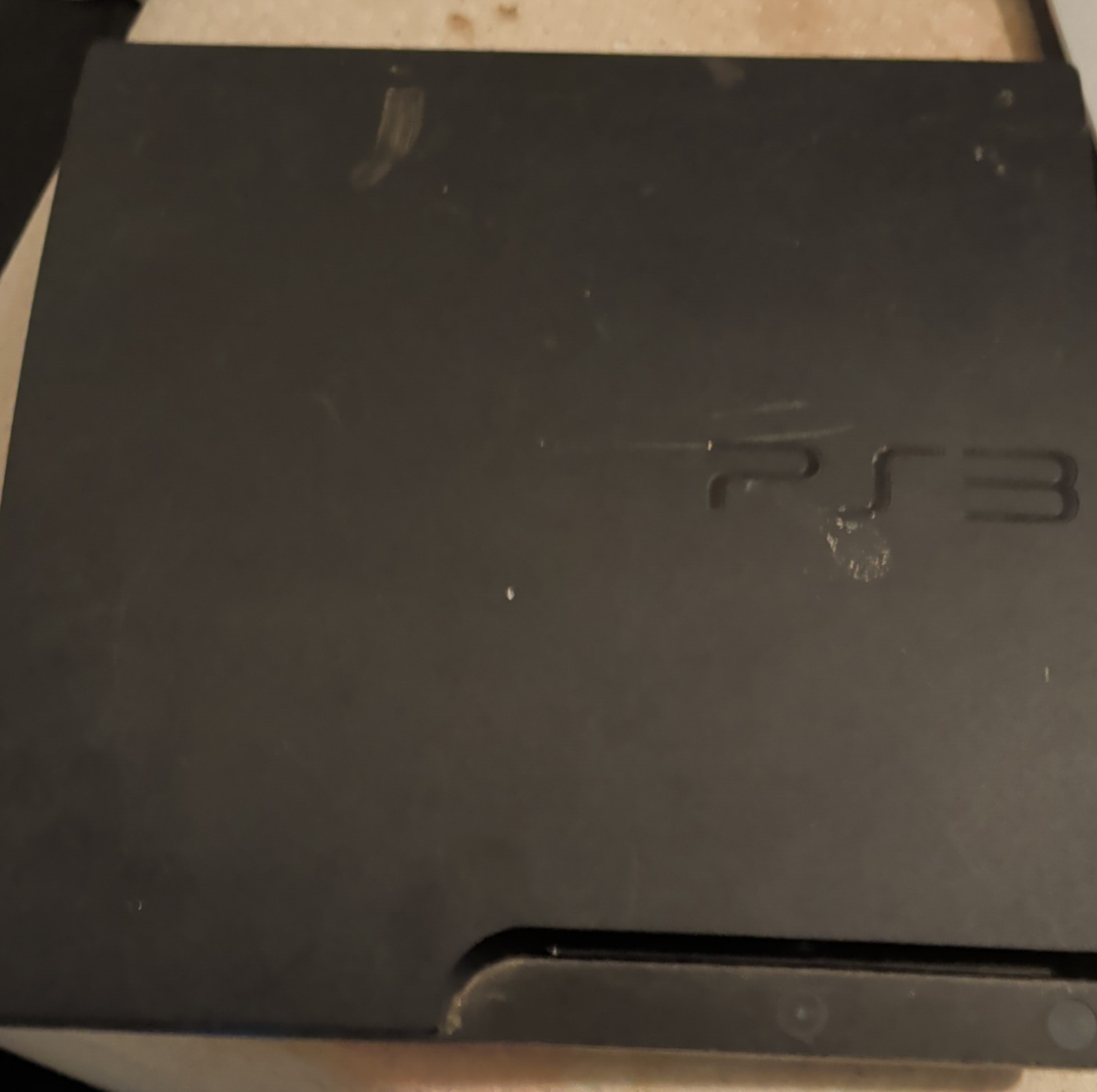 Sony PlayStation 3 Slim CECH-3001B Black Home Console HDMI Ethernet AV Multi Out