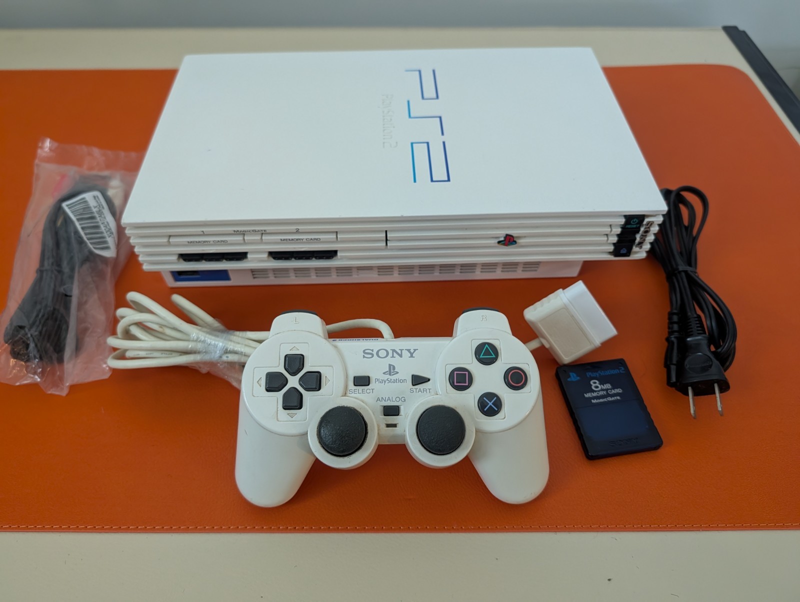 SONY ps2 PlayStation2 White SCPH-50000 Used Good JP W/controller REGION FREE