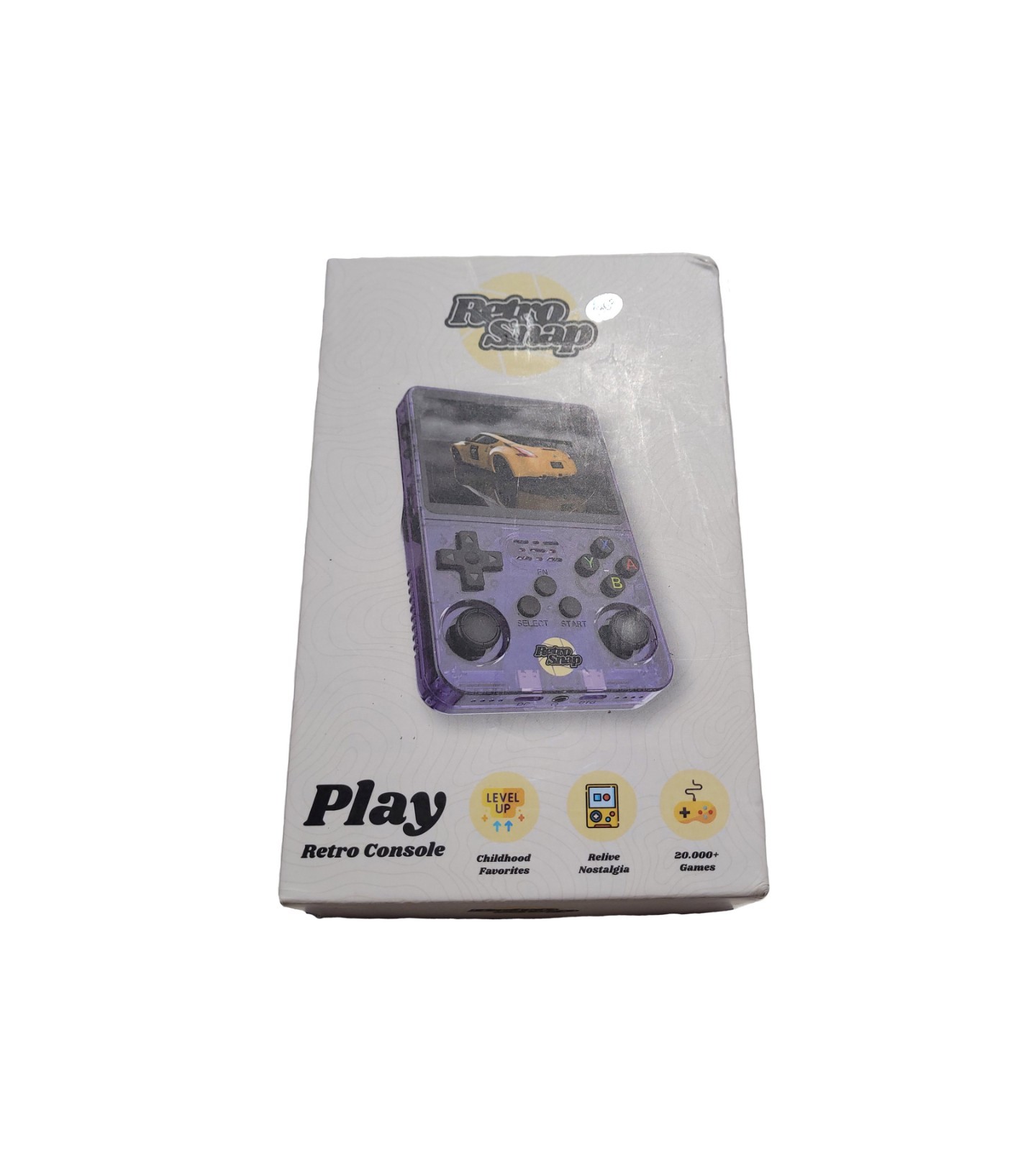 Retro Snap Play Handheld Game Console 128gb Gaming System White