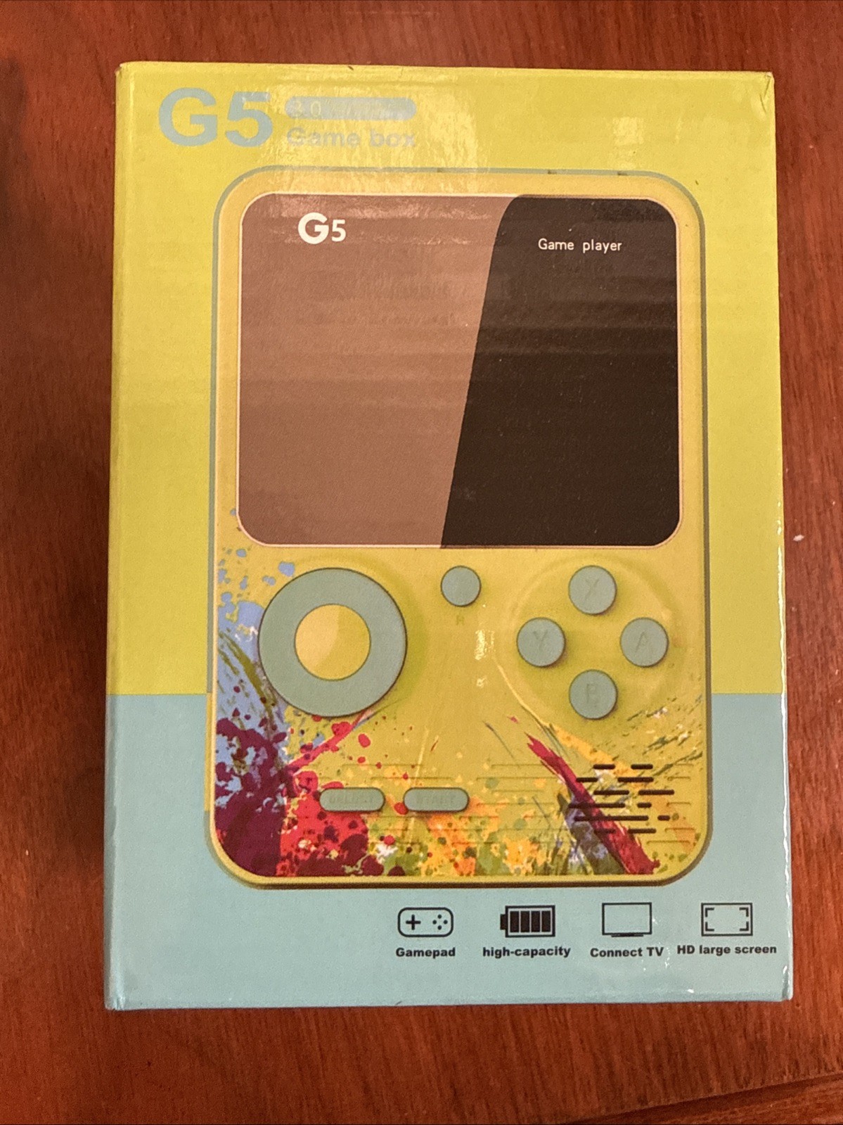 G5 Handheld Game Box Game Player 3″ Screen TV Connect Capable New Sealed