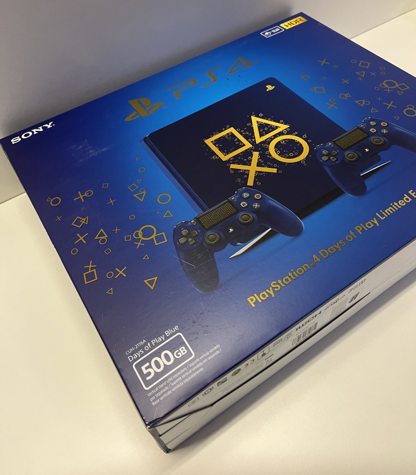 PS4 CONSOLE 500GB LIMITED EDITION DAYS OF PLAY LIMITED NEW FACTORY SEALED 2018