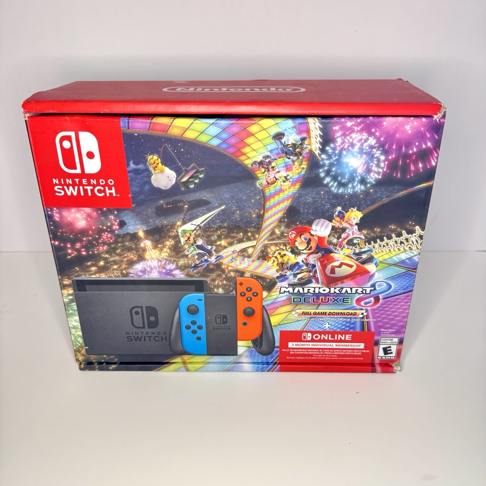 Nintendo Switch BOX ONLY Mario Kart 8 Deluxe Empty No Console