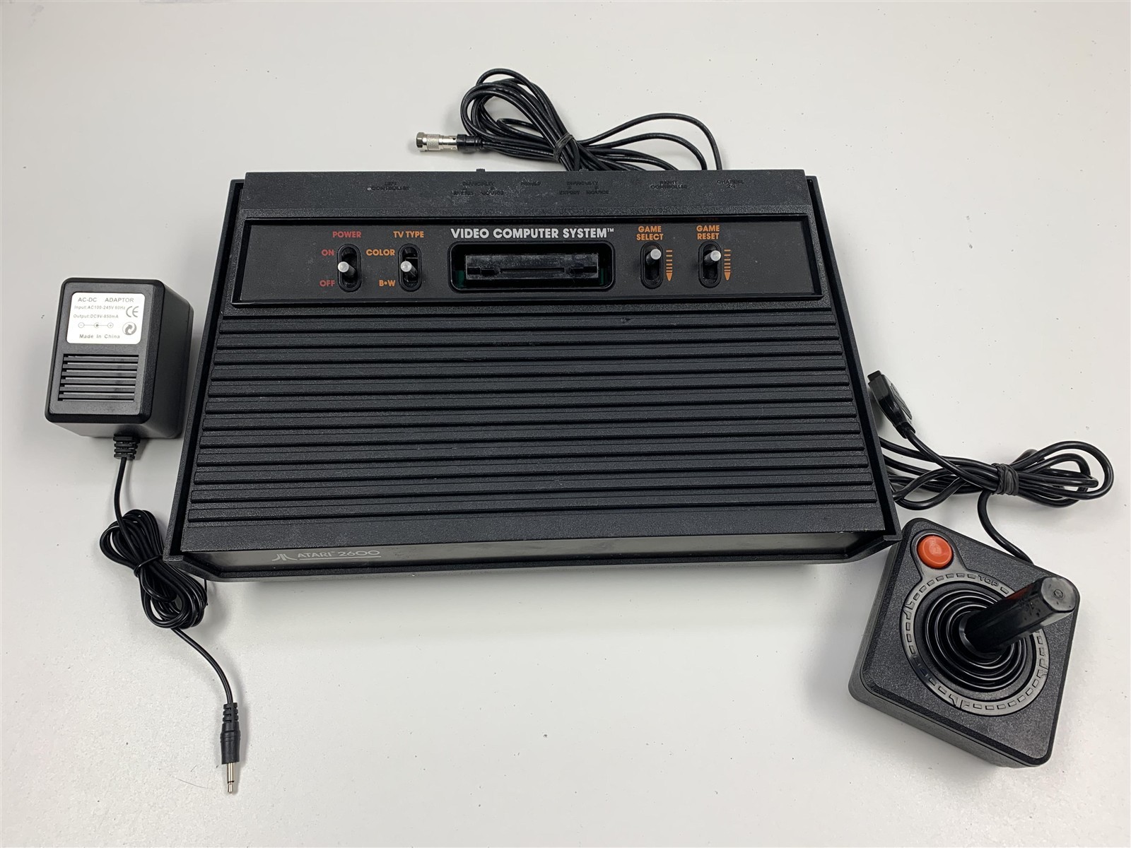 Atari 2600 Vader Black Console Bundle – Cleaned, Tested, Works Great!