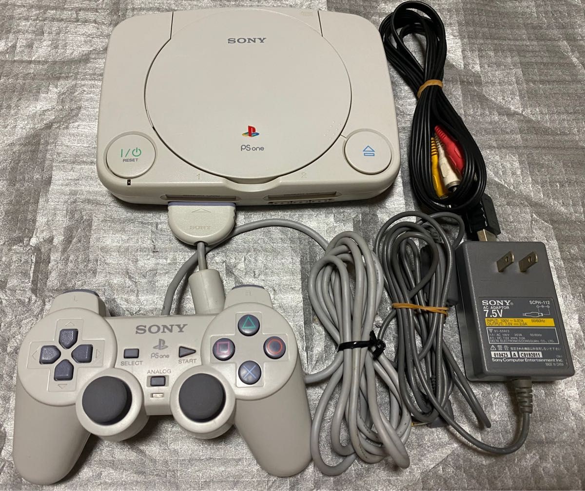 PS1 PSone PS one Console SCPH-100 NTSC-J Japanese System Sony PlayStation Tested