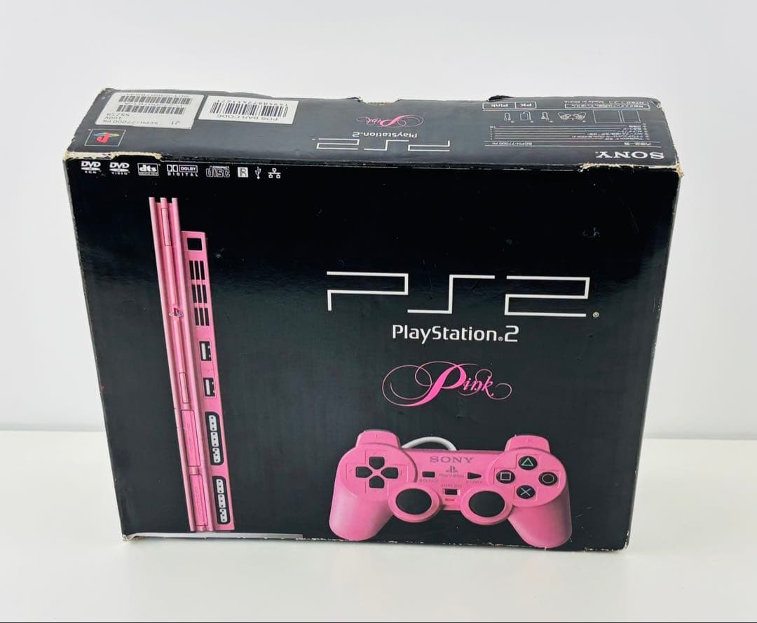 Sony Playstation 2 PS2 Slim Console Pink SCPH-77000 PK Limited Japan Used