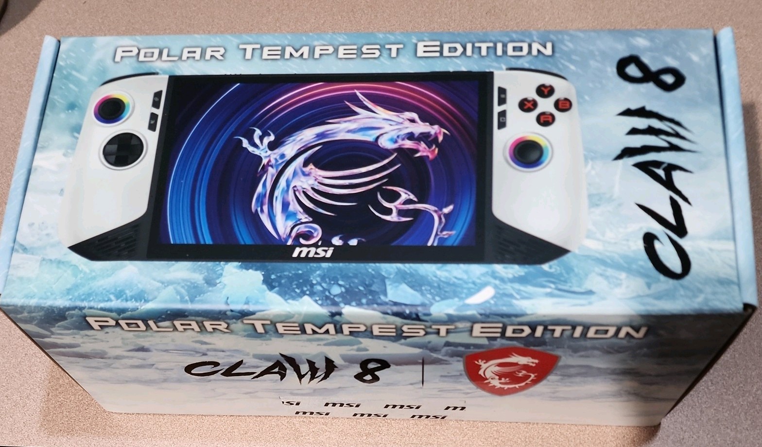 MSI Claw 8 AI+ A2VM Polar Tempest Edition 32GB RAM / 2 TB White NEW With CASE