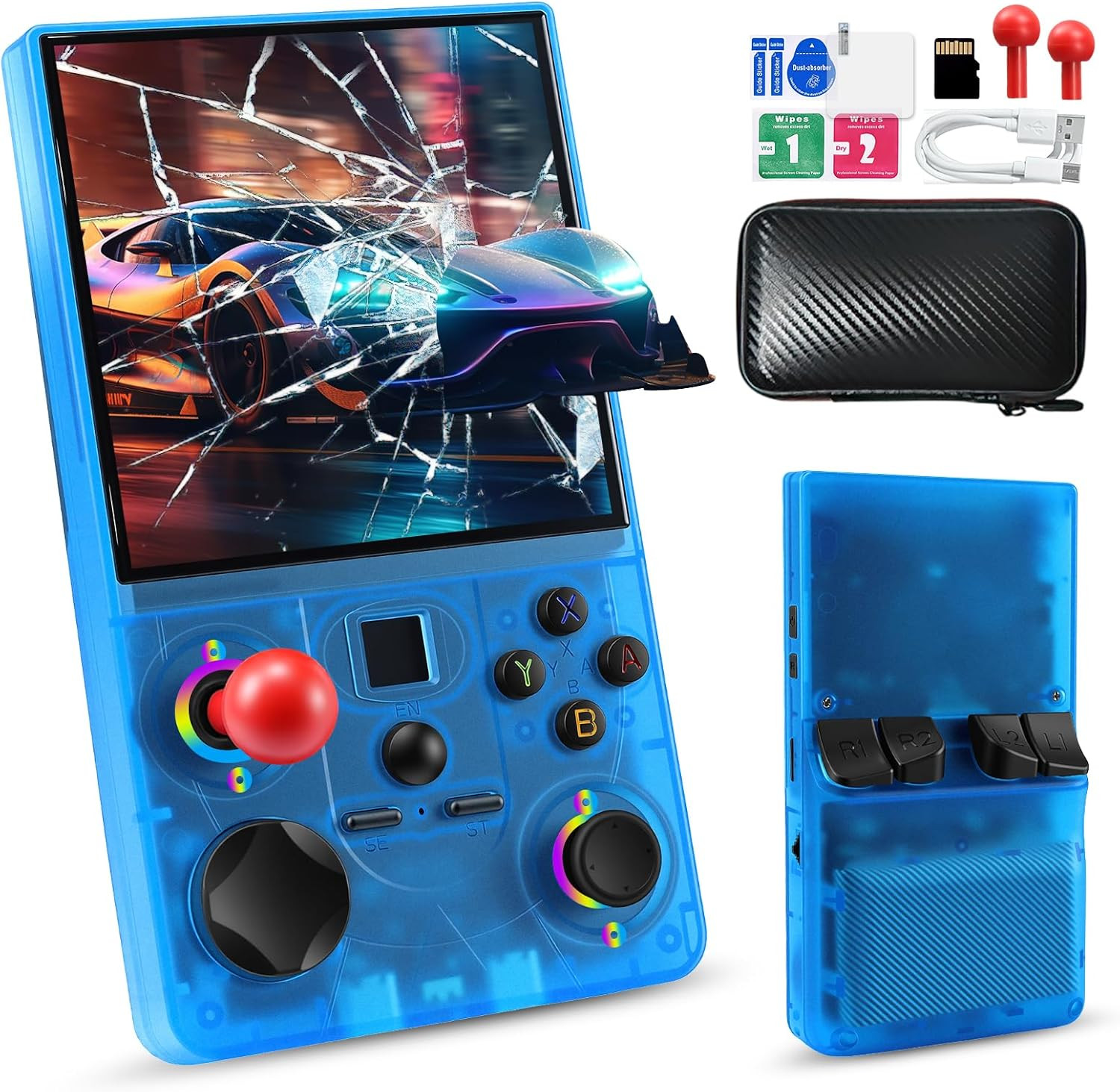 DC40V Retro Handheld Game Console – 20,000+ Games, 64GB, Portable Gaming Device