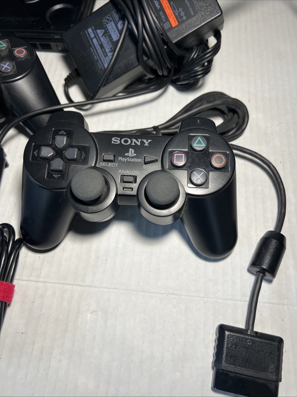 Sony PlayStation 2 PS2 Slim Black Console SCPH-75001 Complete in Box + Extras