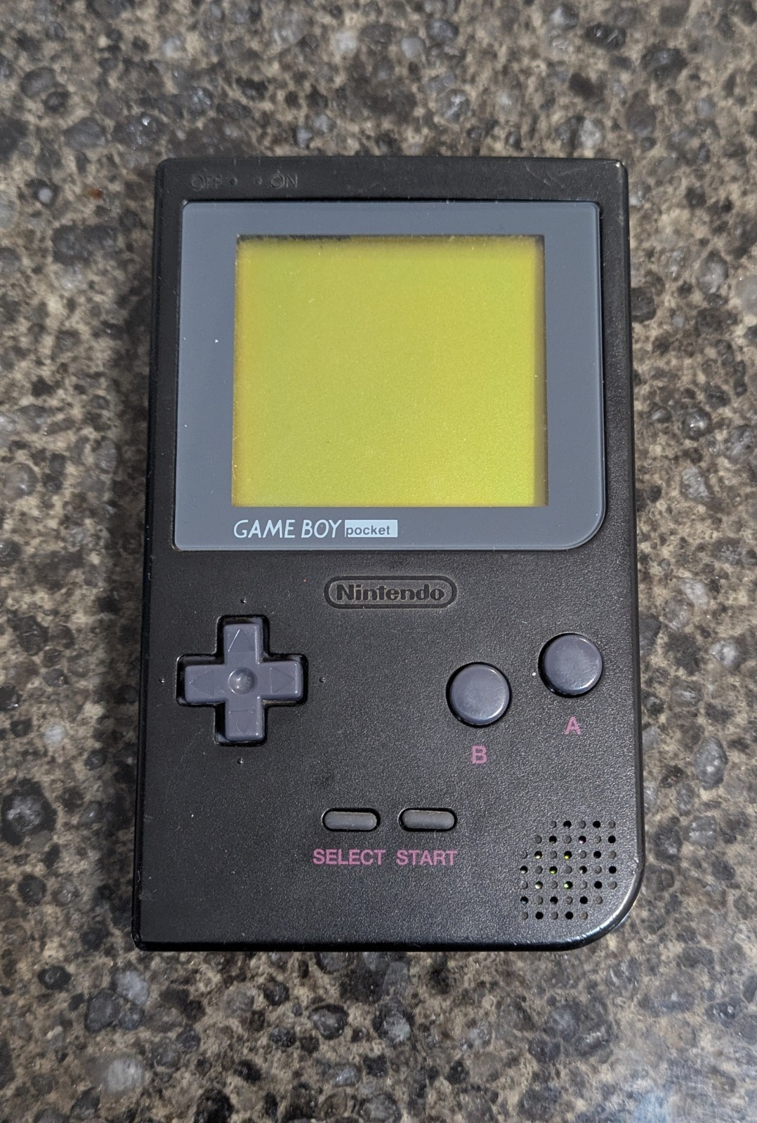 Nintendo Game Boy Pocket MGB-001 Black For Parts/Repair – LCD Screen Line Defect