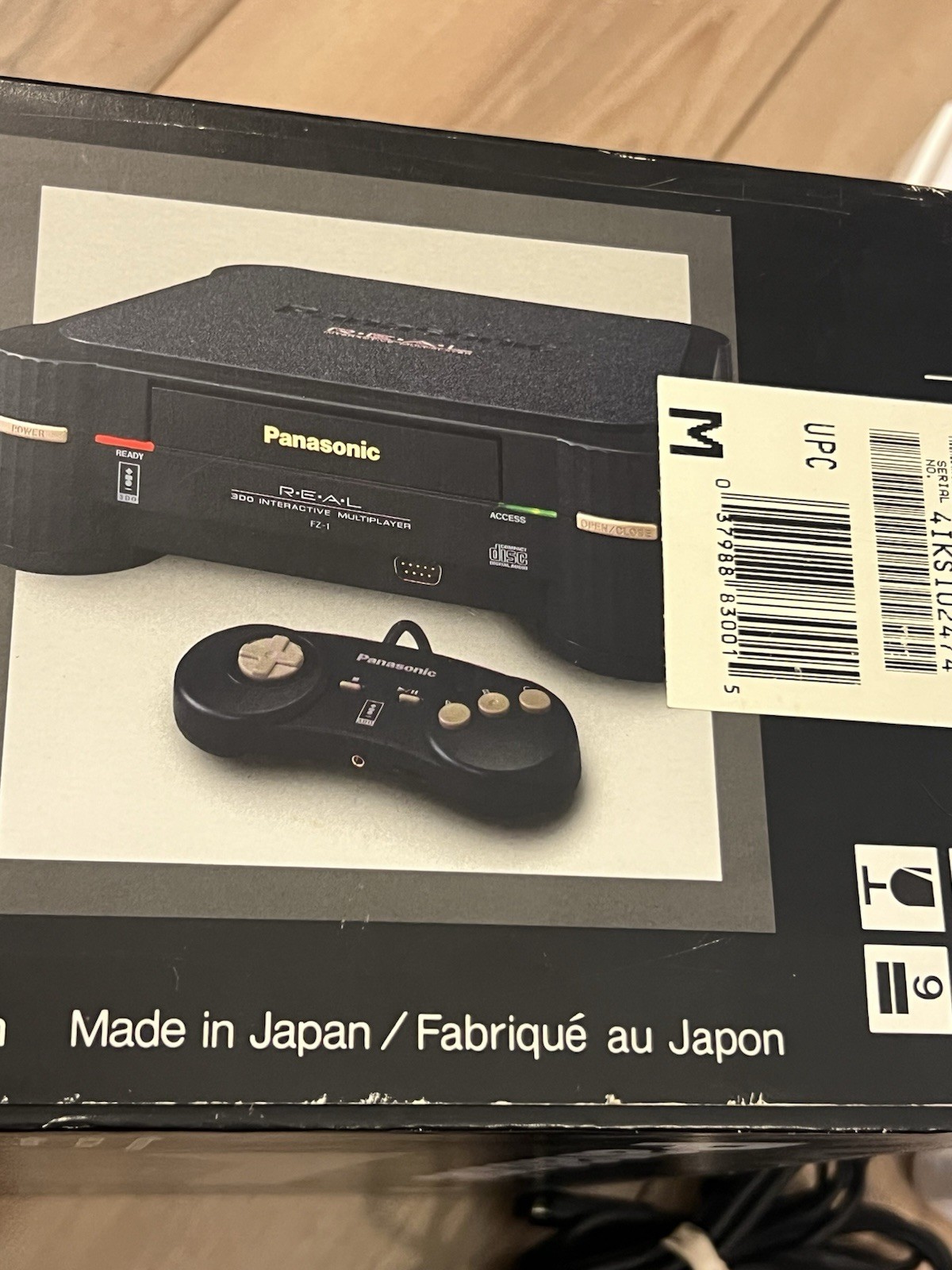 Panasonic 3DO REAL FZ-1 Console Bundle 2 Controllers 2 Games For Parts Powers On