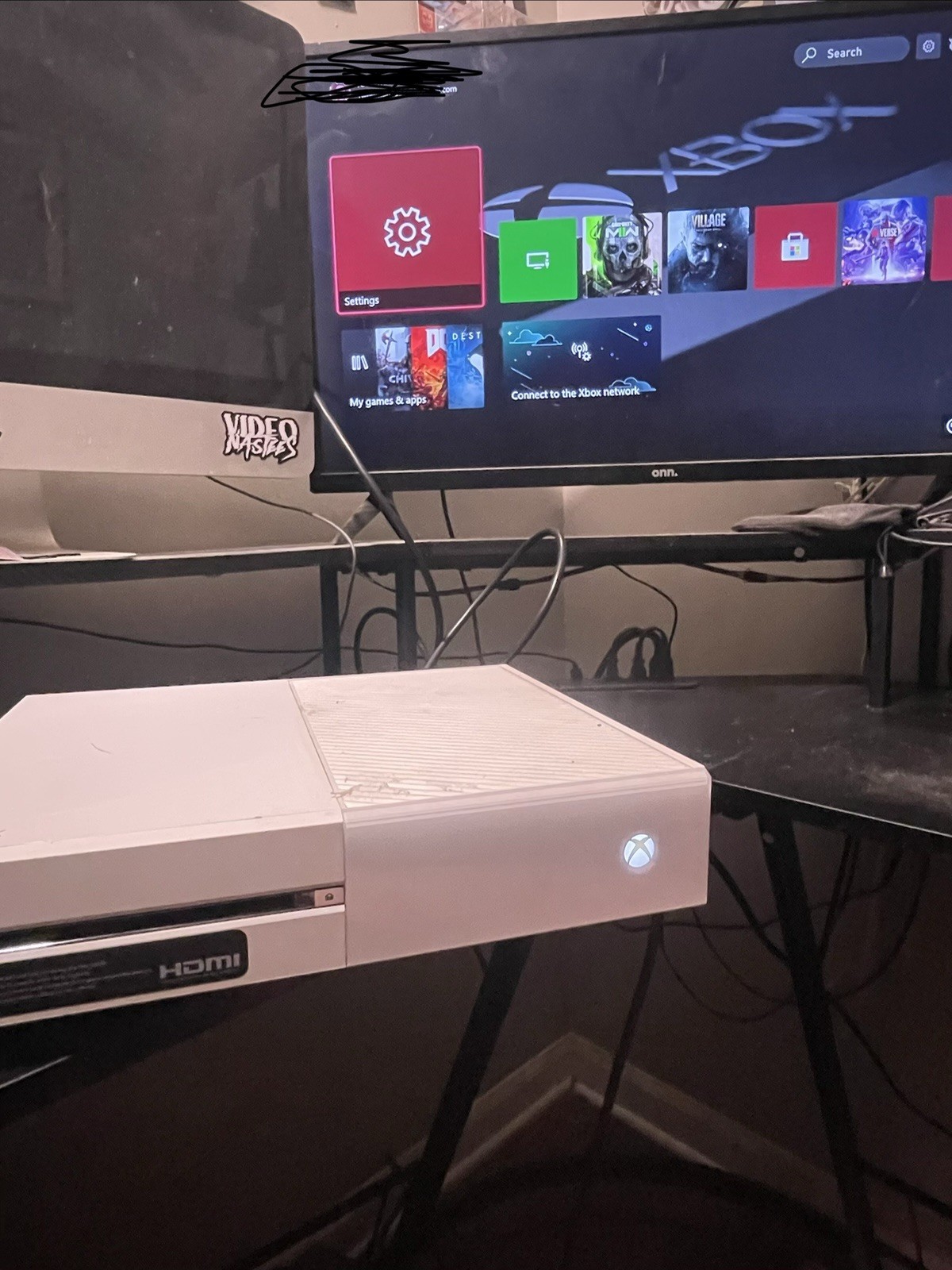 Microsoft Xbox One- 500GB White Console With Controller Games Tested WORKING