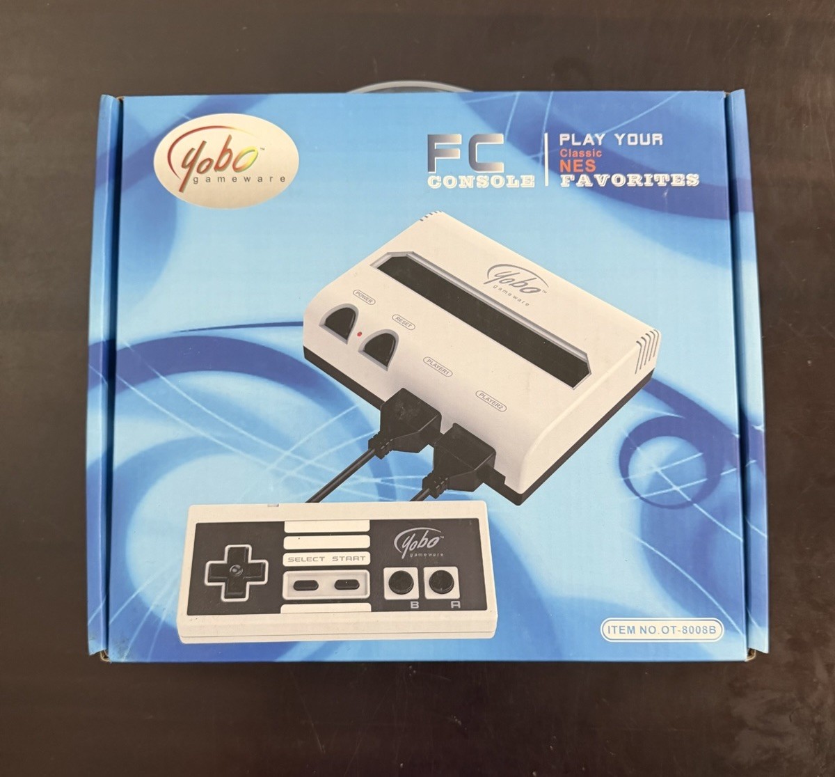 NEW Black & White Yobo Fc Video Game Console to Play NES 8 Bit Nintendo Games