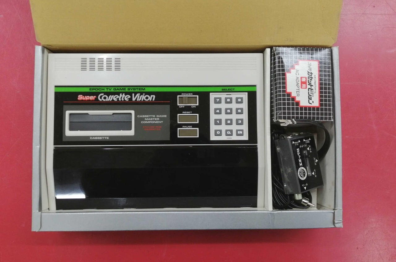EPOCH SUPER CASSETTE VISION Console Boxed Tested System JAPAN Game CV0415 1984