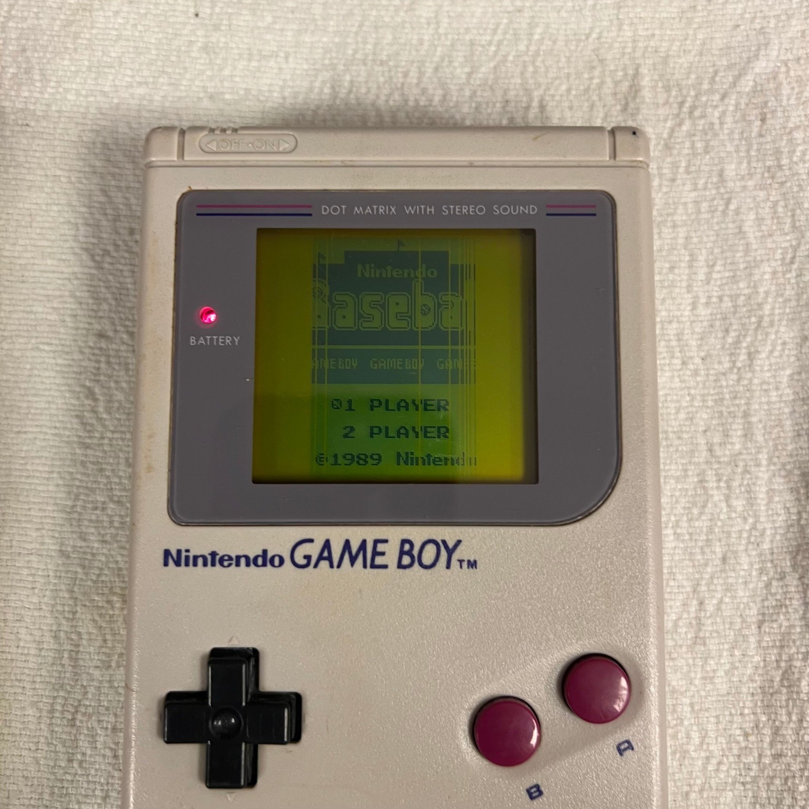 Nintendo Game Boy Read Description Handheld System Gray OG Display Box & Manual