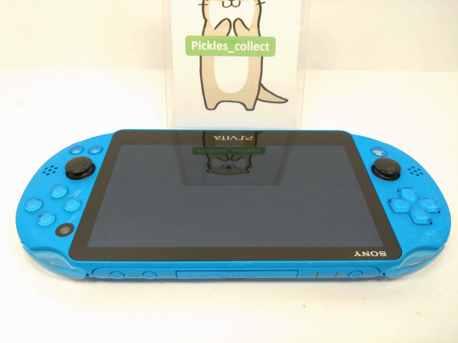 Sony PS Vita Aqua Blue PCH-2000 ZA23 w/16GB USB Wi-Fi PSV Slim Tested 0605G
