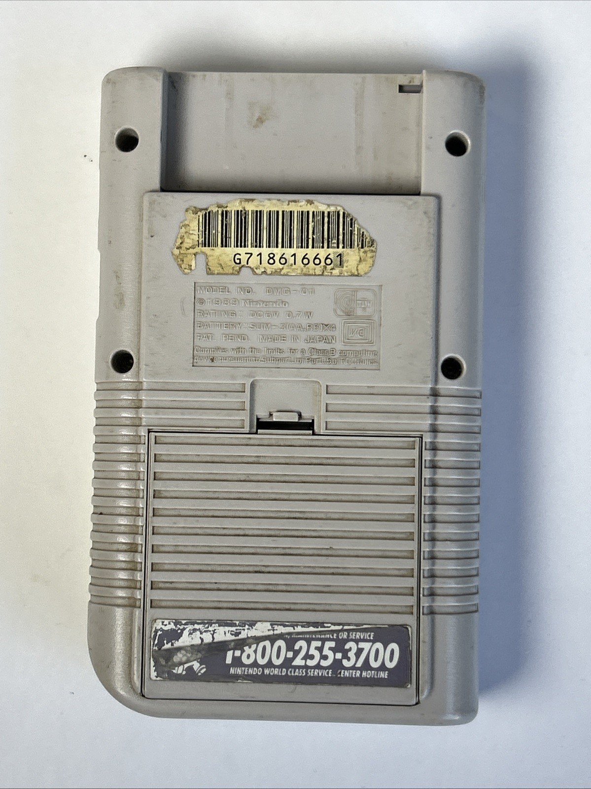 Nintendo Game Boy DMG-01 Handheld System Gray Lines In Screen Read!
