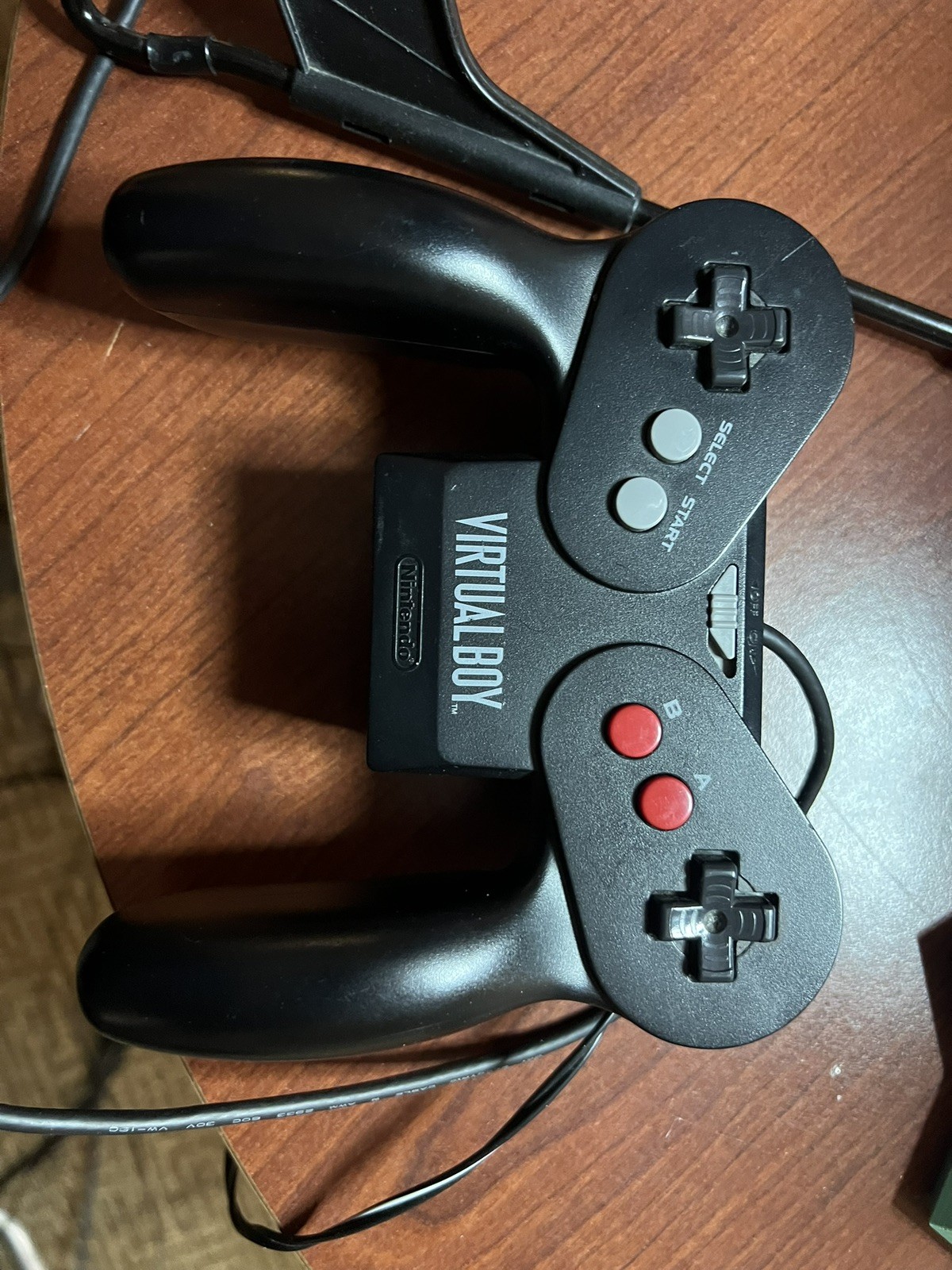Nintendo Virtual Boy Console Set for Parts/Repair. Power supply included