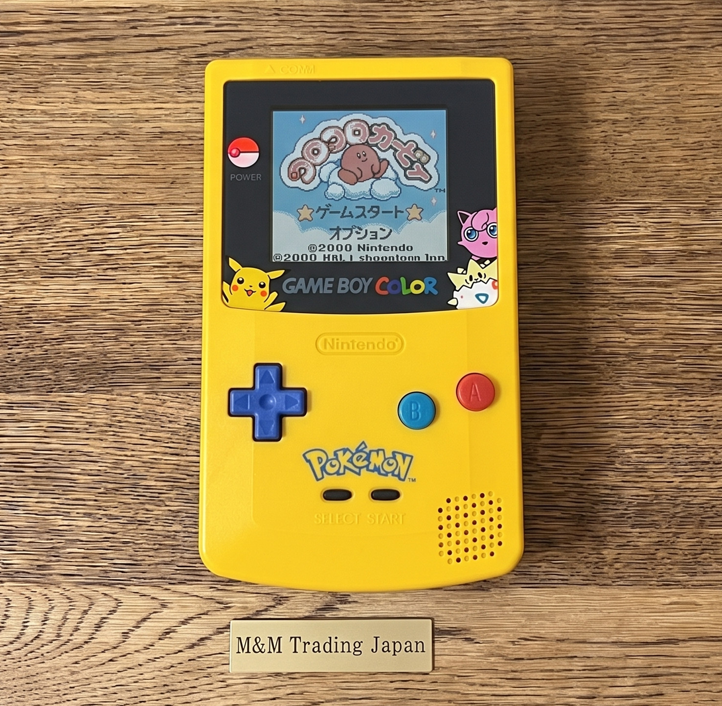 Nintendo Game Boy Color GBC Pokemon Pikachu Reshelled Console Tested Working