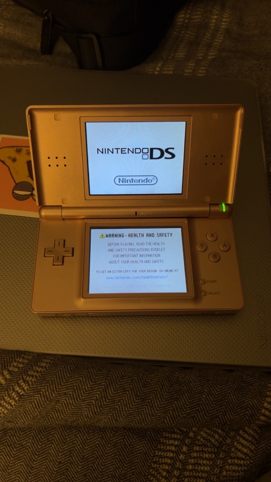 Nintendo DS Lite Video Game Console – Metallic Rose – WITH 16 GAMES