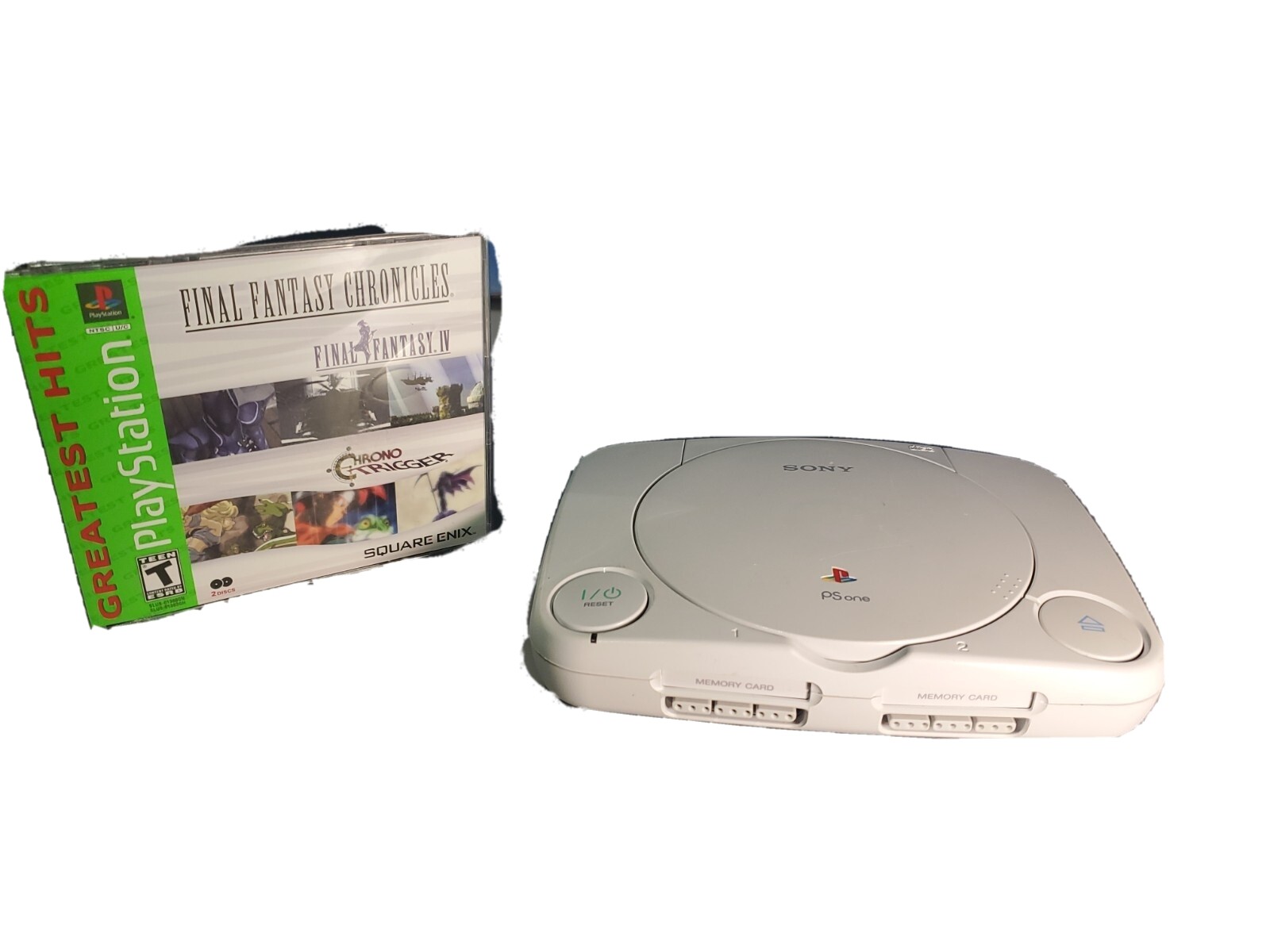 Sony Playstation PS PSX Final Fantasy Chronicles Chrono Trigger Green label