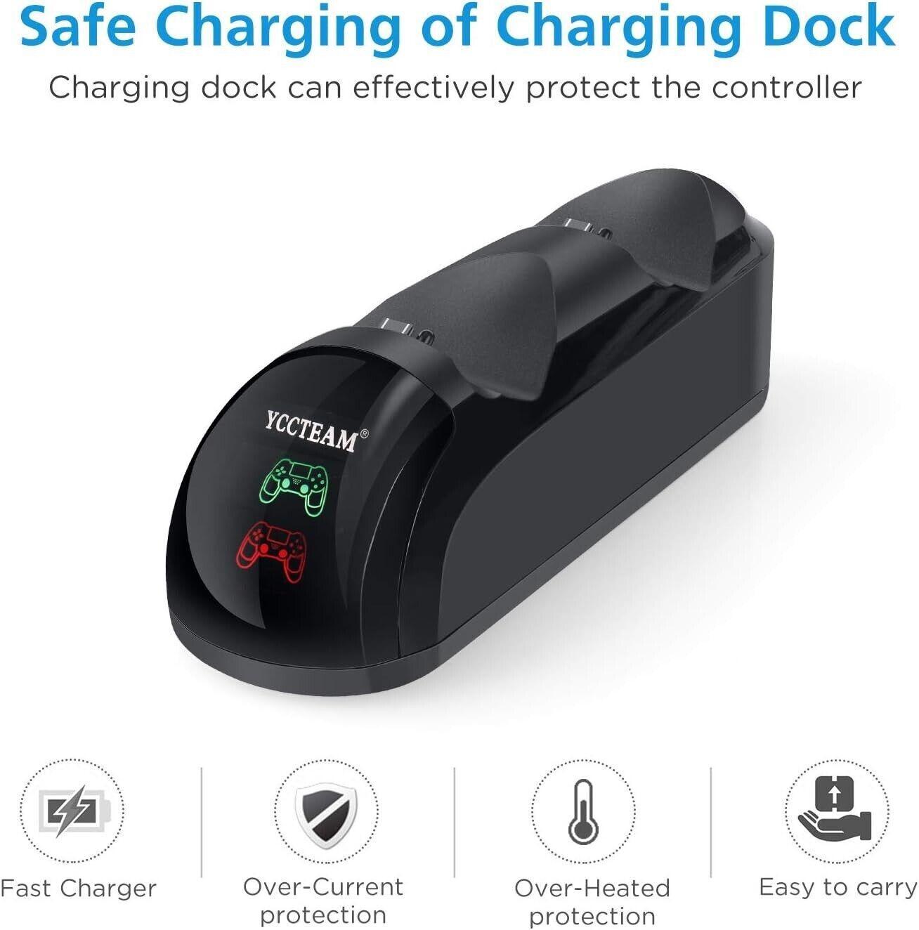 Ps4 Controller Charger Charging Station USB Playstation4 /ps4/ps4 Slim/ps4 Pro.