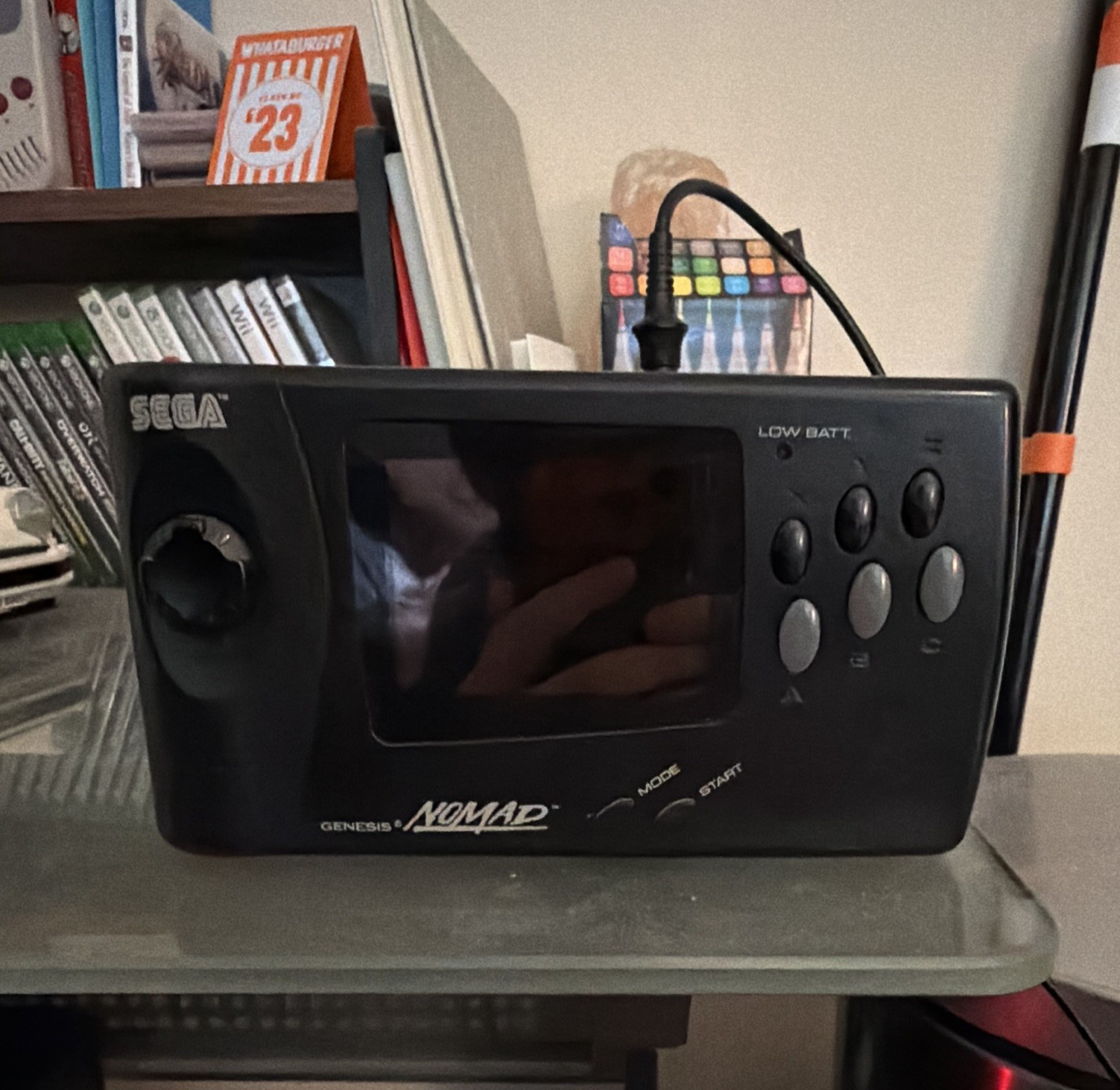 SEGA Genesis Nomad Handheld System Black MK-6100 NTSC-U/C (US/Canada)