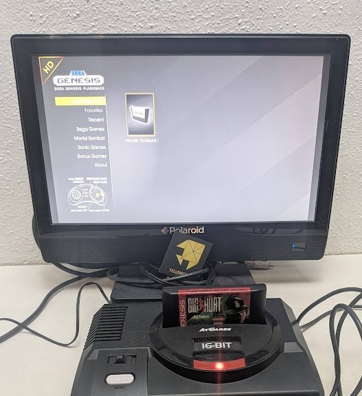 SEGA Genesis 16-Bit Flashback HDMI Game Console AtGames – No cotrollers