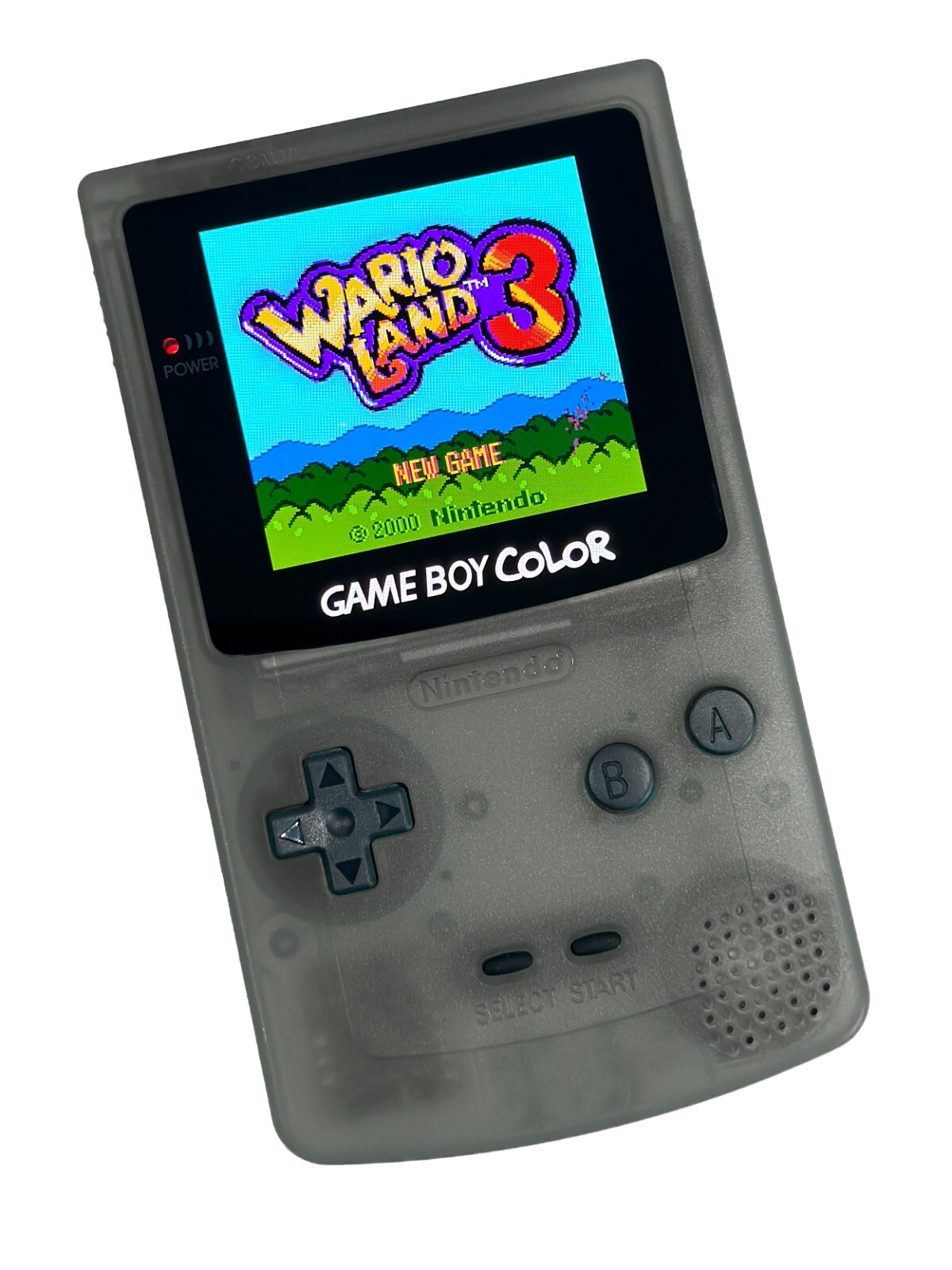 Nintendo Game Boy Color System GBC AMOLED OLED Q5 XL Touchscreen LCD Clear Black