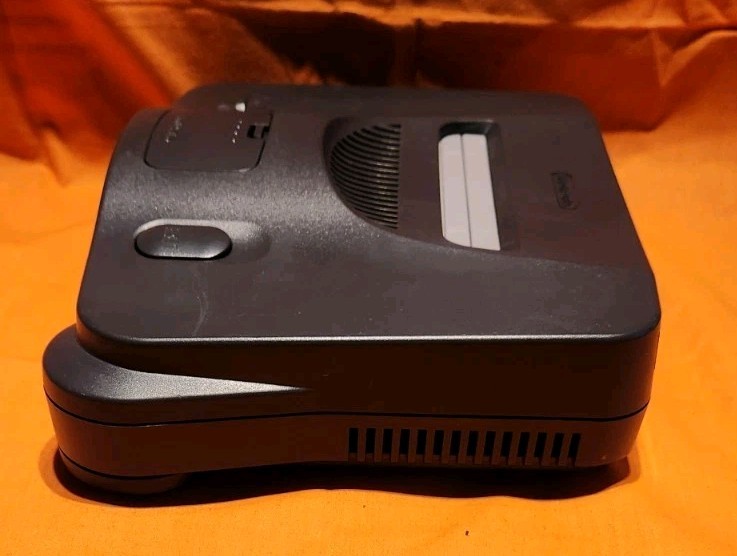 Nintendo 64 N64 Console. Red Controller. Ocarina Of Time (aftermarket). Cables